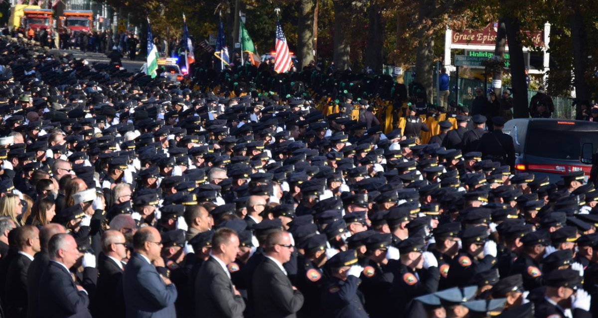 NYPD funeral