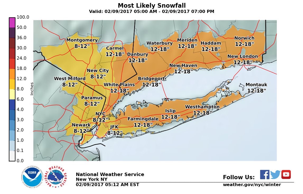 Long Island blizzard