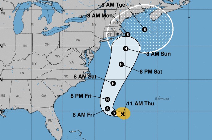 Henri's Storm Track May Impact Long Island