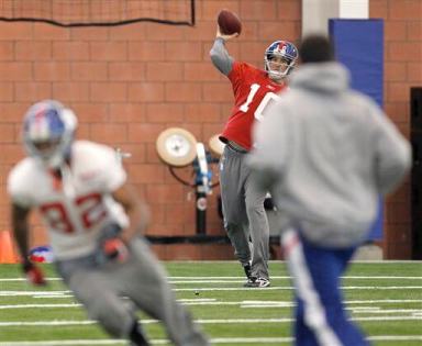 Eli Manning, Mario Manningham