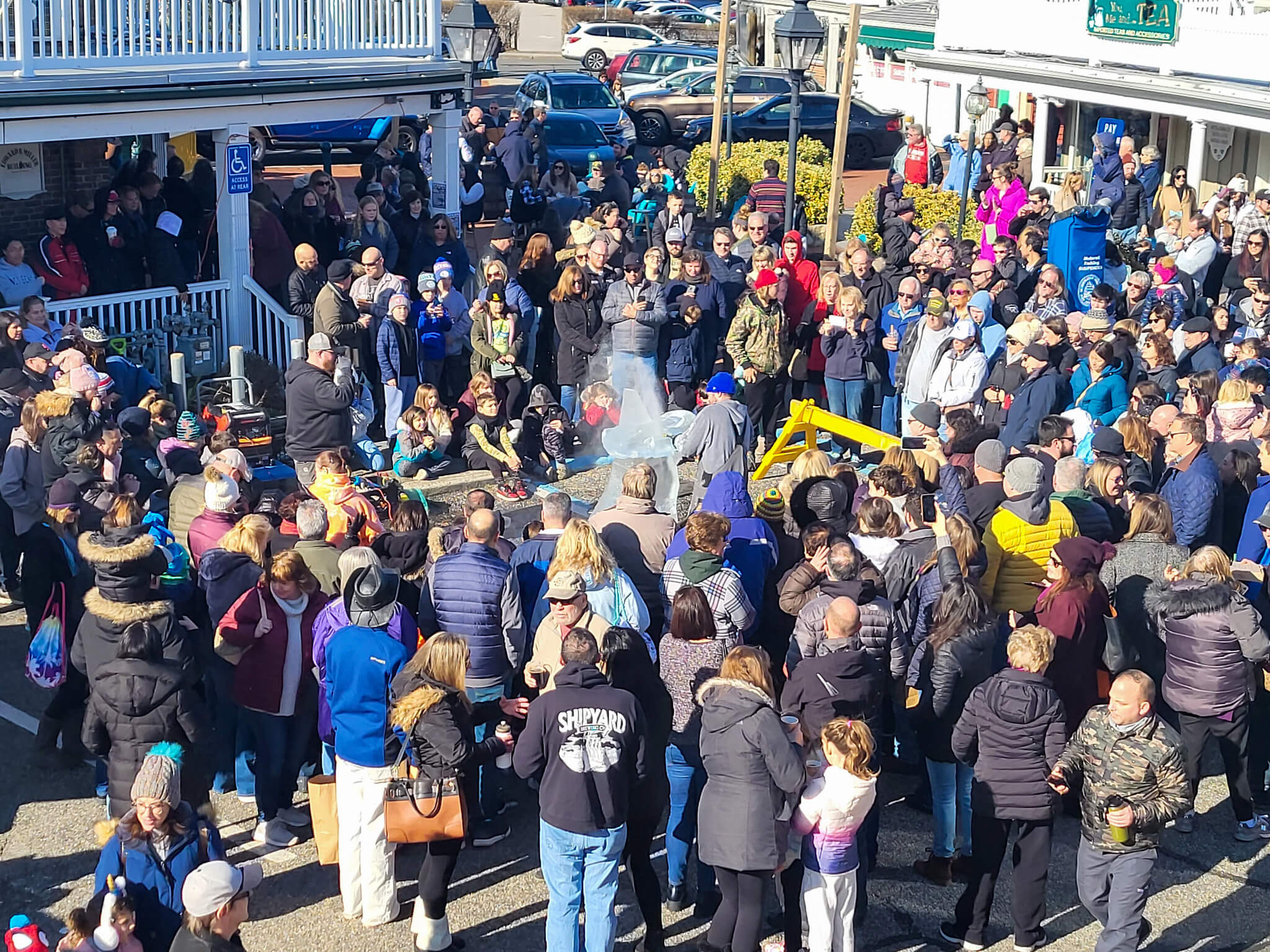 4th Annual Port Jefferson Ice Festival Draws Huge Crowds