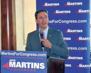 Senator Jack Martins is seeking to push the election to December.