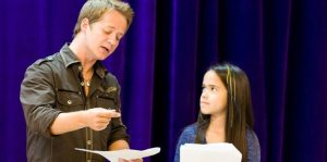 Disney star Jason Earles teaching a TV workshop. Photo courtesy of A Class Act NY