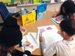 Young authors at work  