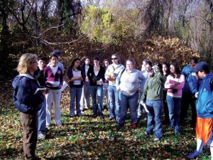 A Schreiber AP science field trip to the Guggenheim Preserve