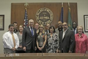 Members of the Westbury BID, Village trustees and representatives from The Space talked about the future of Westbury’s downtown. 