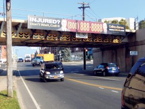 The LIRR bridge at Post Avenue will be raised to 14 feet, two feet and two inches higher than it currently is now. 