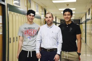 Dean Migliore, Dan Como and John Aydogan  (Photo courtesy of the Carle Place School District)