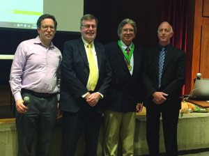 Copresident Rick Krainin, Chairman Curt Trinko, 2015 Environmental Award Recipient Chuck Idol and Copresident Dan Donatelli