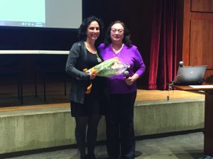 VP of Finance Annette Oestreich and new board member Alexandra Trinkoff