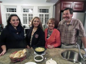 The Medina family ( from left) Angelica, Blanca, Maria and Alberto