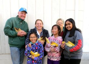 Back row: Jim Jones of Volunteers for Wildlife, Executive Director of the BID Mariann Dalimonte, Jennifer Wilson-Pines; front row: Lian Pines, Lela Pines, Amirah Baquira; not shown: Eleanor Chromy