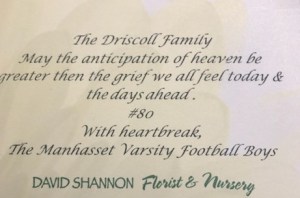 Driscoll Memorial 071322 F new