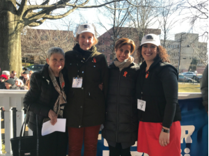 EnoughMarchH Local activist and author Lois Schaffer Veronica Lurvey Rabbi Tara Feldman and Beth Friedmann