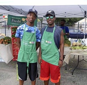 The market employs several local teens and seeks to teach them valuable job skills. 