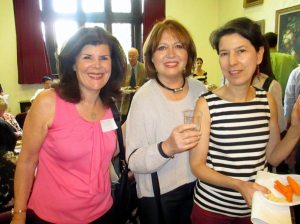 Celebrating the Students & Scientists 10th Anniversary (l. to r.) Laura Weinberg, president of GNBCC; Carol Frank, guest speaker; and Lisa Levine, vice president of GNBCC