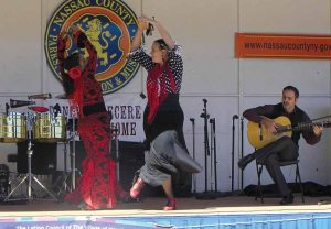 Dancers perform during the recent Hispanic Heritage Month celebration in Westbury.