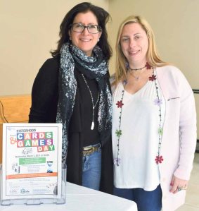 Amy Magid (left) is shown here with Cindy Feldman, TBS Sisterhood president.