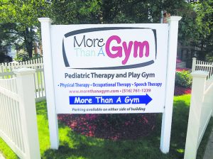 The gym offers an array of services for youngsters.