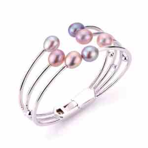 Hers pearl cuff bracelet