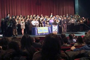 Roslyn High School Honor Society Induction February 2015