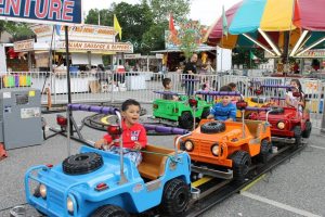 Children enjoyed the rides at the festival  (Photos by Christa Speranza)