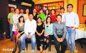 The core volunteer leaders of the Long Island Chinese American Association celebrated the success of the Chinese Mid-Autumn Festival. 