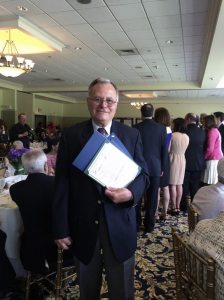 Carl Lalena with award