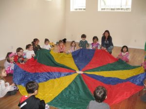 Children enjoying the new indoor play space.