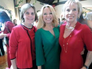 Toni Malfronte (center) with Gayle Vachris (right)and unidentified guest