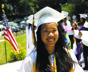 Salutatorian Alexis Gursky delivered the welcome address.