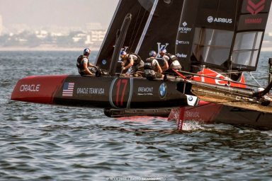 Races 1, 2 and 3 – Racing Day 1 of Louis Vuitton America’s Cup World Series Oman