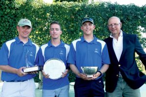 Midshipman Charlie Lomas, USMMA, was the overall winner and captured three prestigious Perpetual Trophies at the MBYC Race Week.