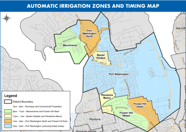 PWWD Irrigation Zone Map