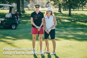 “Closest to the Pin” winner  Michele Bazzini and Sheril Feldman 