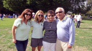 Lisa Grossman, Mindy Germain, Barbara Faticone and Jim Avena, representing The Peter & Jeri Dejana Family Foundation, Party in the Park’s largest sponsor