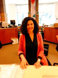 Lesley Siegel enthralls with her story and sing time classes  at the children’s room in the Port Washington Library.