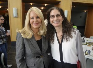 Angela Susan Anton joins Post’s Carolyn Levin at the event. 