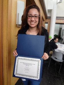 Isabel Blas of Glen Cove High School won third place for Best Feature Story.