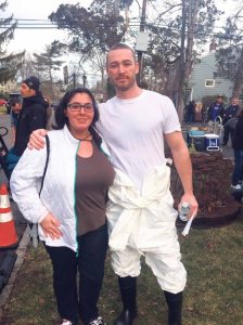 Carle Place’s Nicole Buttino got to meet Quantico star Jake McLaughlin. 