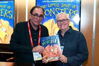 R.L. Stine and Marc Brown at BEA 2015.