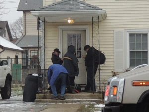 Nassau County Police are investigating a Mineola shooting this morning.