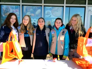 Senior Troop #424, who hosted  the annual food drive