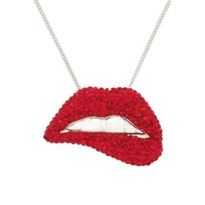 Shag Lips necklace silo