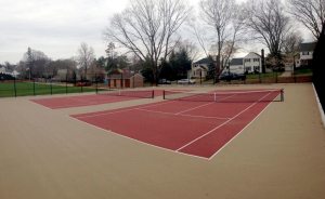 tennis courts