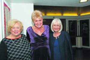 From left: County Legislator Judy Jacobs, Joanne Borden and Supervisor Judi Bosworth.