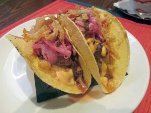 The duck taco