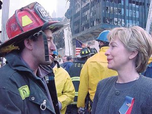 WWIIPhotosG Hillary Clinton Ground Zero Photograph