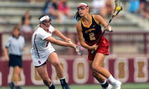 Stanford defeats Southern California 16-11 in the women's Mountain Pacific Sports Federation lacrosse championship at Peter Barton Lacrosse Stadium on the University of Denver campus in Denver, Sunday, May 3, 2015. Photo by Justin Edmonds