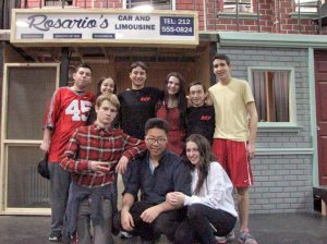 Top row, from left: Adam Heitner, Arielle Popick, Daniel Golden, Carly Heitner, Josh Fried and Ryan Gomez. Bottom row, from left: Trevor Cox, Daveen Rim and Casey Landman 